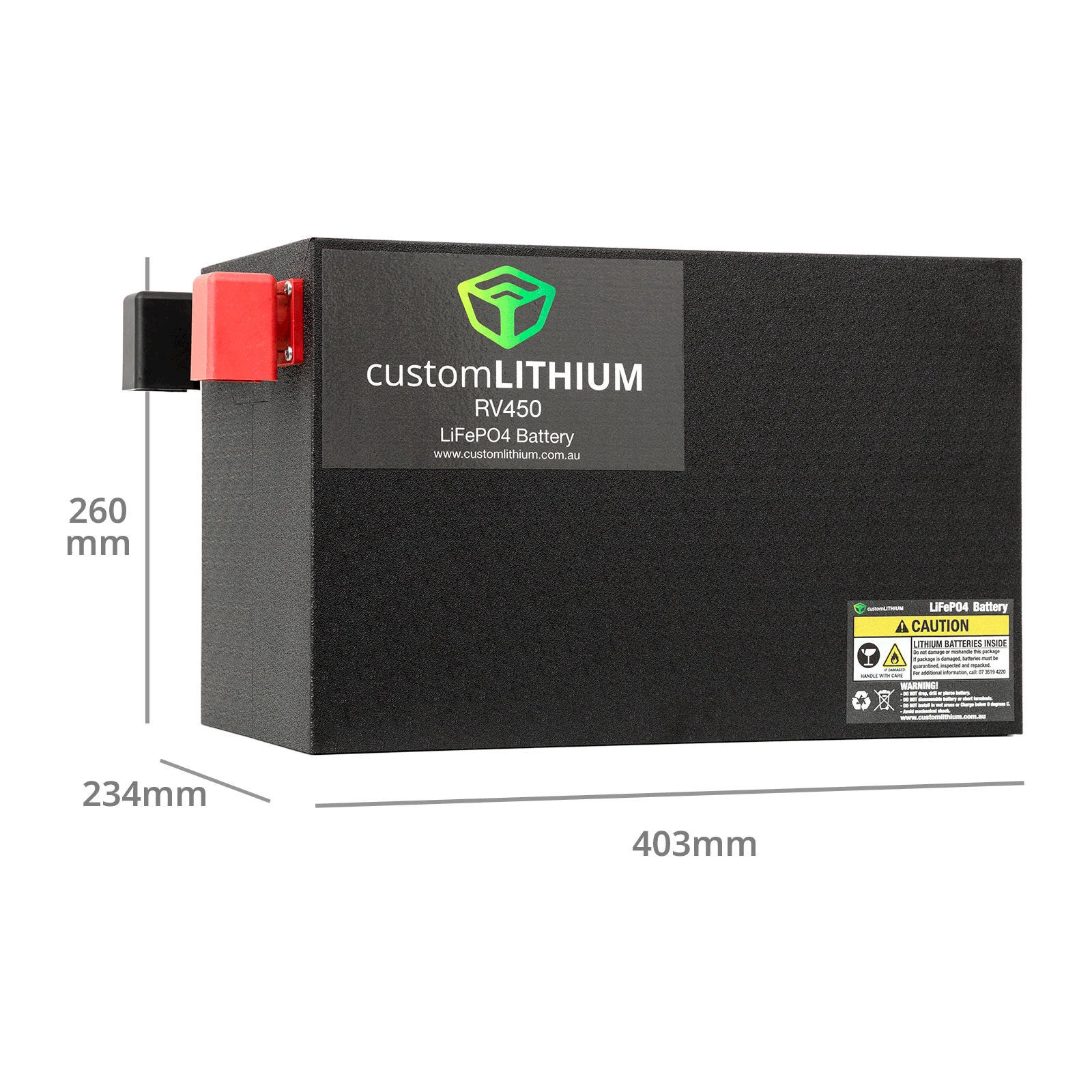 450Ah Caravan Lithium Battery