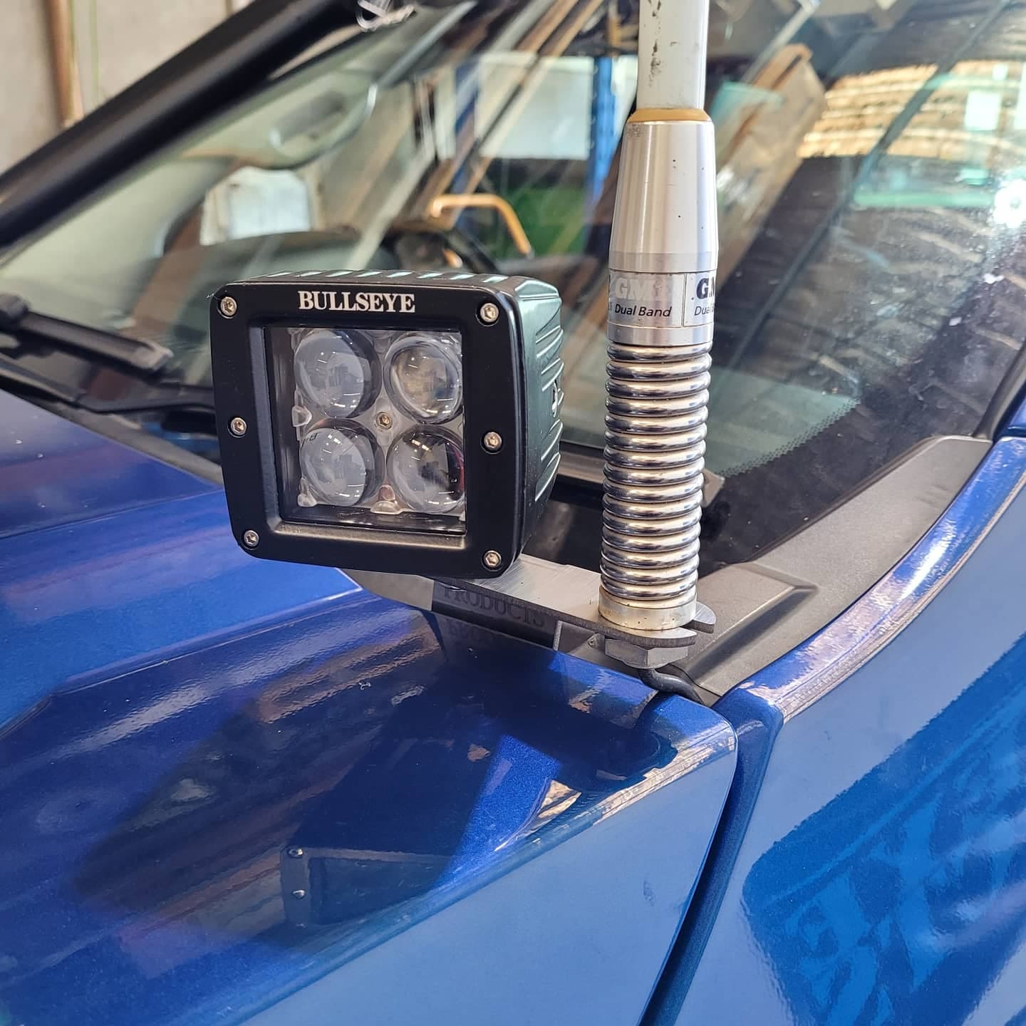 Ford PX Ranger Bonnet Aerial and Light Bracket - Image 2