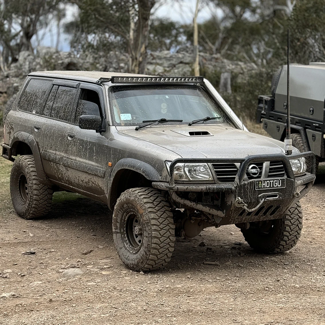 Nissan GU Patrol 50″ Curved Windscreen Mounting Bracket - Image 4