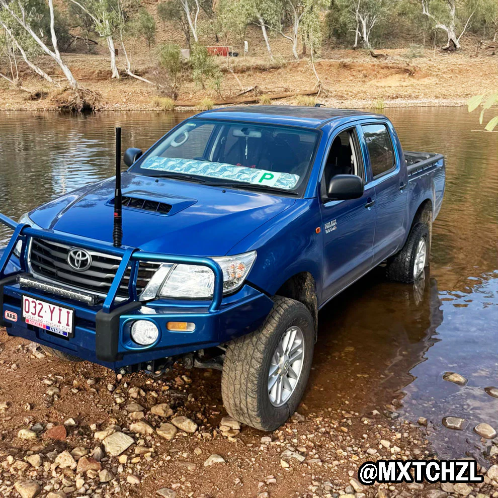 Stealth Black Solar Screens for N70 Hilux